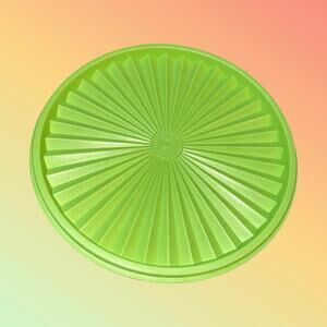 Tupperware 1205 Servalier Starburst Lid Green Replacement Part Vintage 1204 Bowl